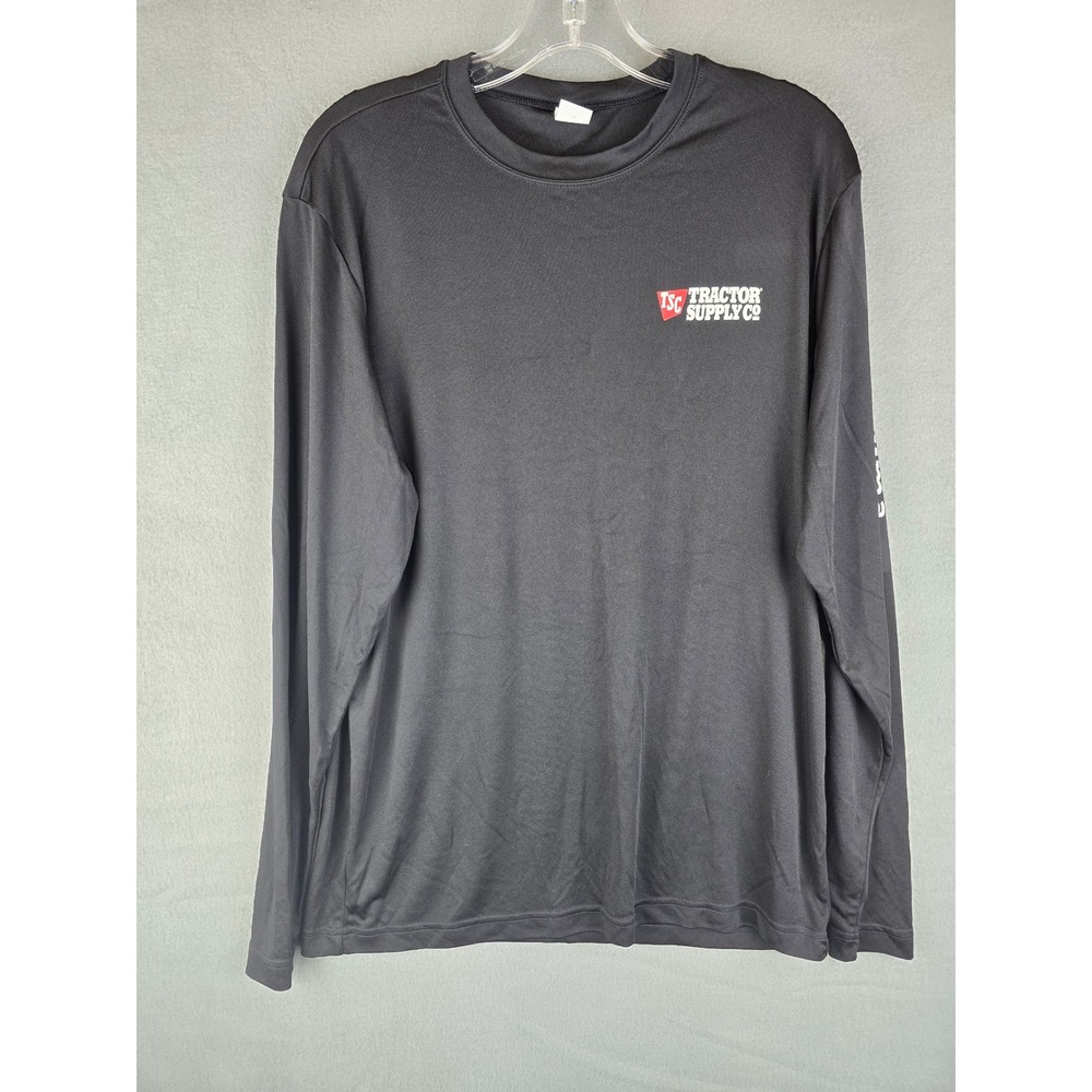 Tractor Supply Co Power of the Red Vest Men's Long Sleeve T-Shirt Black M